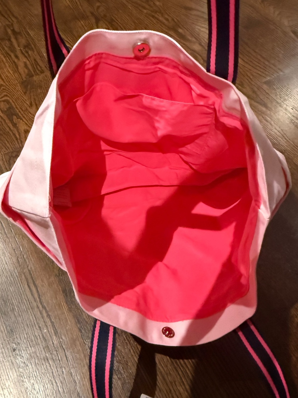 Pink canvas tote - Picture 5 of 5